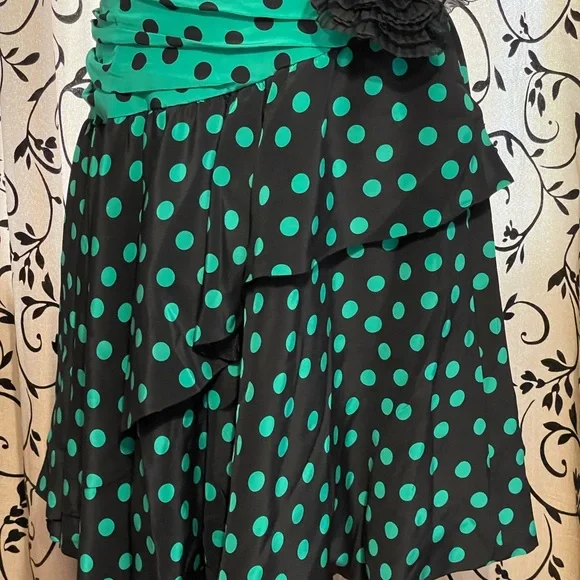 Liz Elana 12 Strapless 100% Silk Fit and Flare - Picture 4 of 5